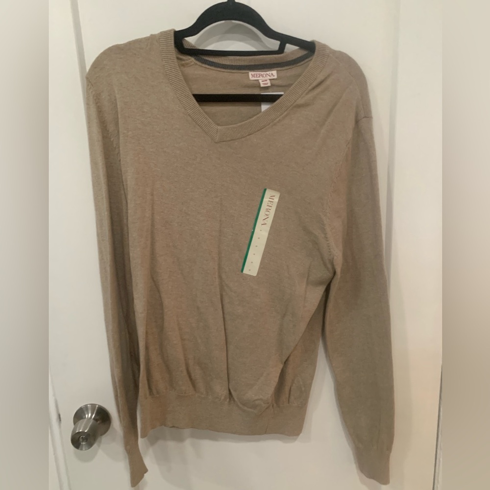 Merona Alpaca Tan Heather M Sweater